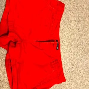 Express coral shorts size 2